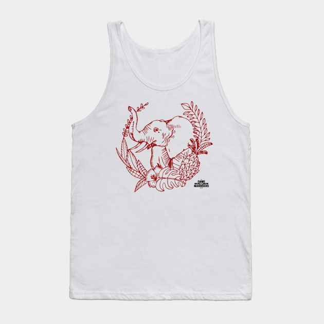 The Game Managers Podcast Alabama Crimson Tank Top by TheGameManagersPodcast